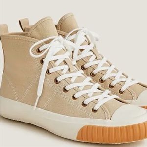 J. Crew High Top Canvas Sneaker New size 8